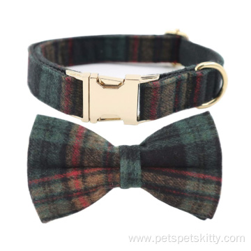 Eco-friendly dog collar luxury cotton collar